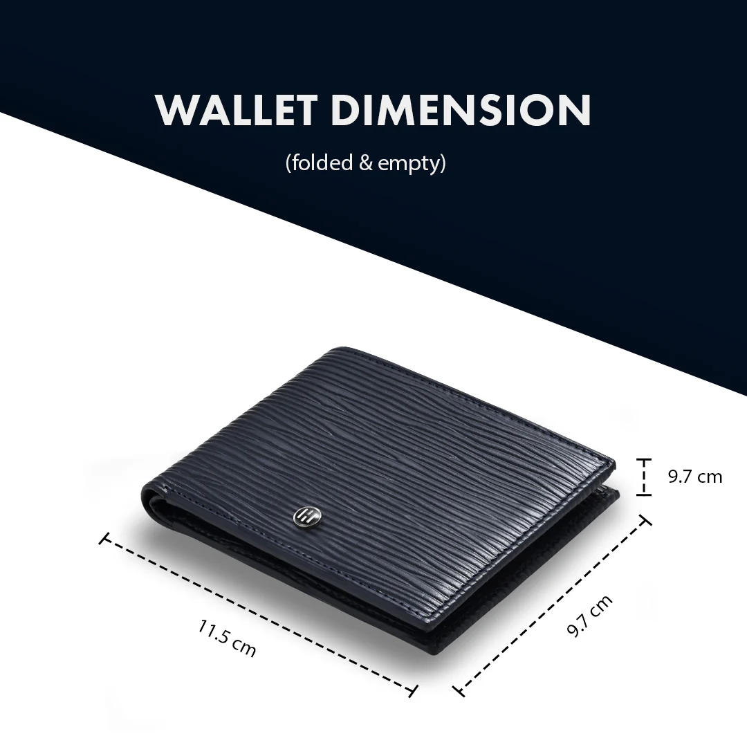 Bark Pattern Men's Leather wallet - Image 20