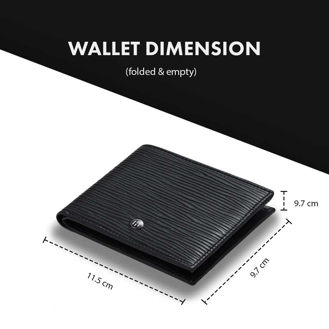 Bark Pattern Men's Leather wallet - Image 9